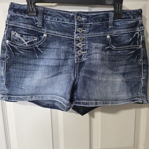 Amethyst Jeans Dark Blue Jean Shorts